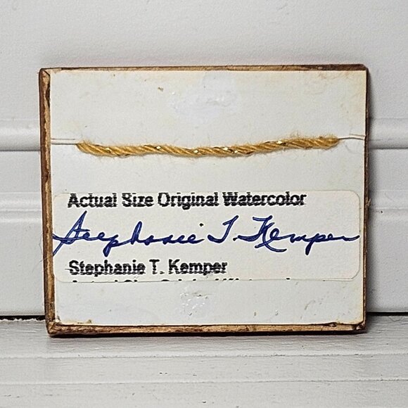 Original Watercolor for your Dollhouse by Stephanie T. Kemper - Picture 3 of 5